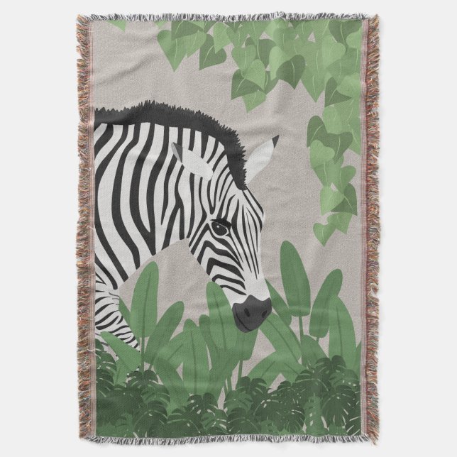 Couverture Zebra amongst Leaves (devant Vertical)