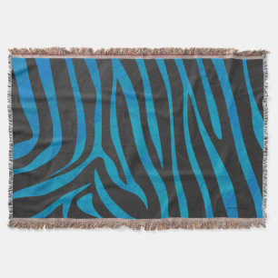 Couverture Zebra Black et Blue Print