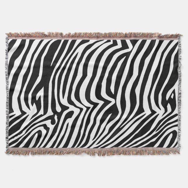 Couverture Zebra skin motif (Devant)