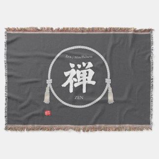 Couverture Zen – 禅 Kanji with Braided Circle