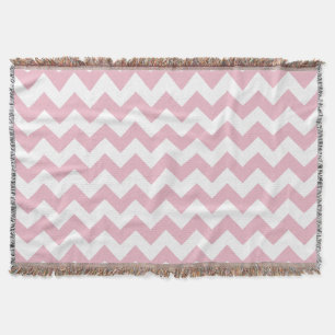 Couverture Zigzag rose, Chevron rose, Motif géométrique