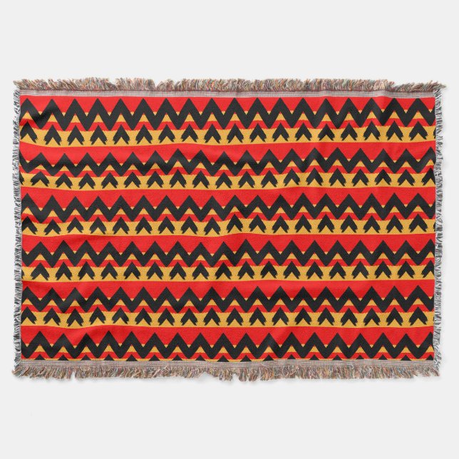 Couverture Zigzag Tendance (Devant)