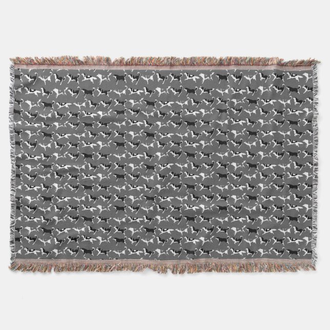 Couvertures couvrantes enrouées de jet de chien de (Devant)