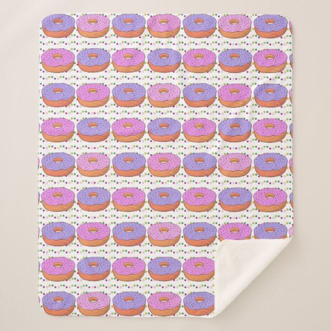 Couvertures de Motif de beignes (Devant)