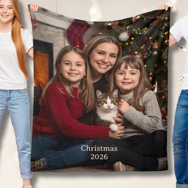 Couvertures en molleton pour Noël avec famille et  (Créateur téléchargé)