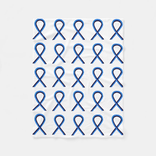 Couvertures en polaire de sensibilisation au mélan (Devant)