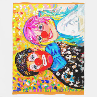 Couvertures en polaire ''Deux artistes.''