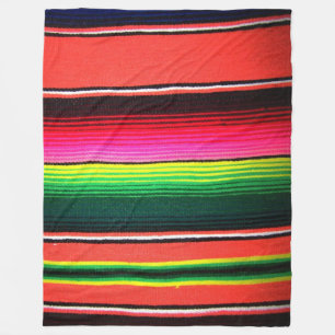 Couvertures en polaire MEXICAINE (simulées)
