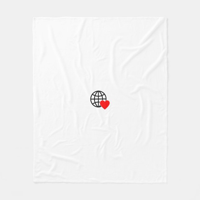 Couvertures en polaire personnalisées | Photo, log (Devant)