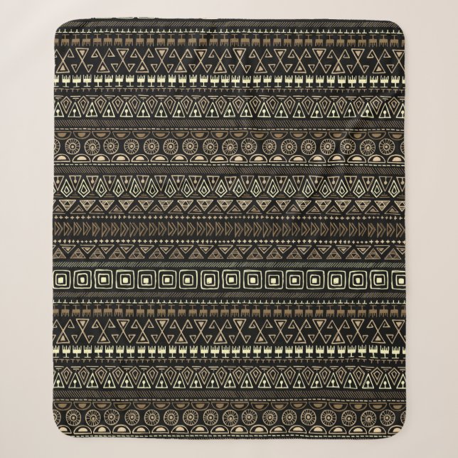 Couvertures en toison Motifs mexicaines (Devant)
