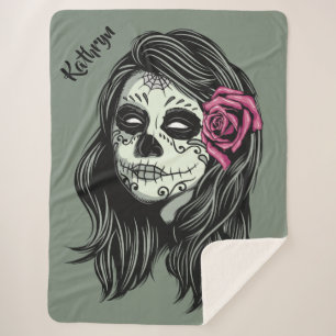 Couvertures faites sur commande de nom et de