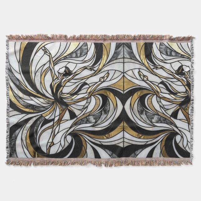 Couvertures Gold Motion Abstract Dancer (Devant)