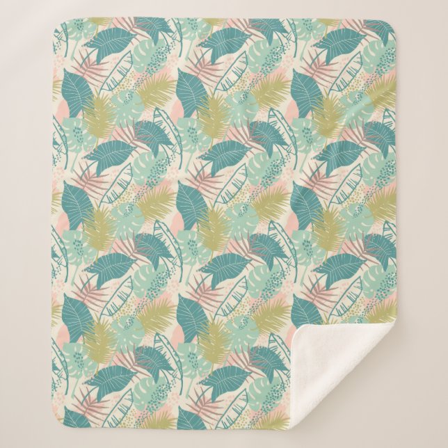 Couvertures Motifs feuille (Devant)