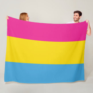 Couvertures Pansexual d'ouatine de drapeau