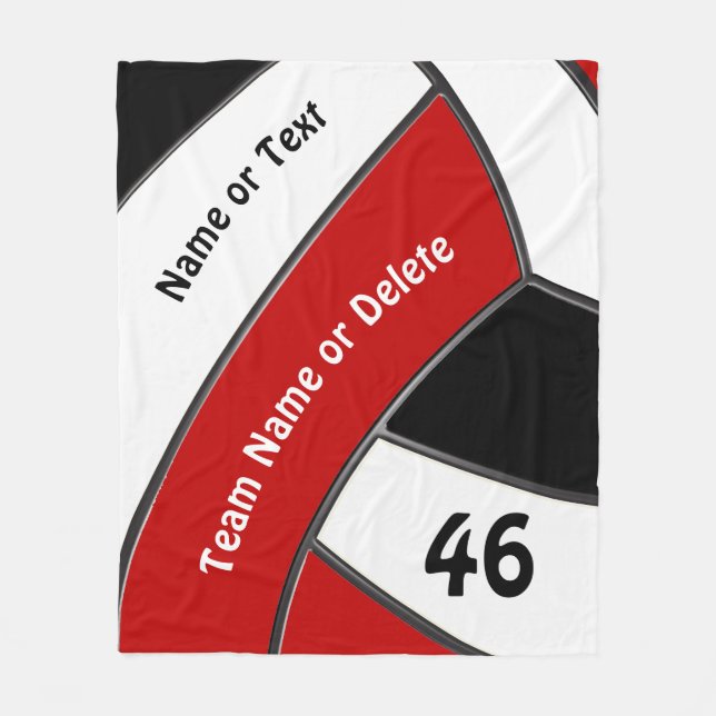 Couvertures personnalisées d'ouatine de volleyball (Devant)