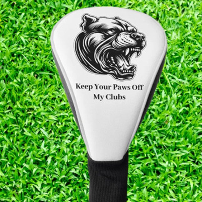 COUVRE-CLUB DE GOLF   (Show your love for Dad with this Mad Dog-Loving Dad golf head cover. )