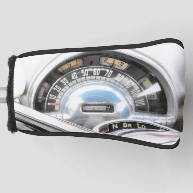 Couvre-club De Golf 1949 Classic Car Speedometer (Devant)