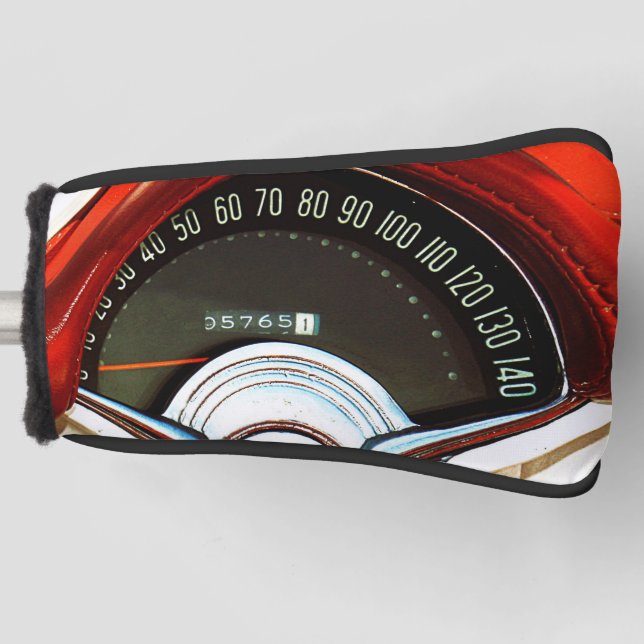 Couvre-club De Golf 1953 Classic Sports Car Speedometer (Devant)