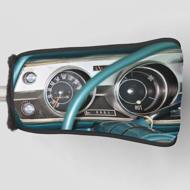 Couvre-club De Golf 1967 Classic Car Dashboard Golf Head Cover (Devant)