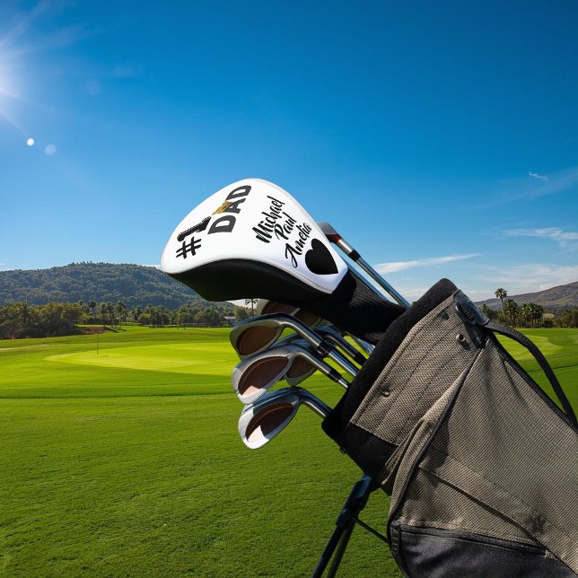 Couvre-club De Golf #1 Dad Love Personalized Golf Head Cover (Créateur téléchargé)