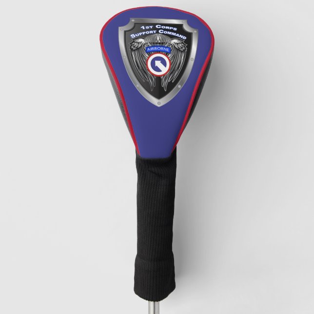 Couvre-club De Golf 1er commandement de soutien du corps  (Devant)