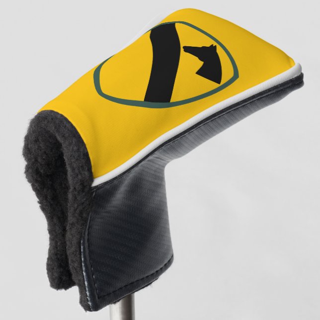Couvre-club De Golf 1st Cavalry Division Patch United States (Devant 3/4)
