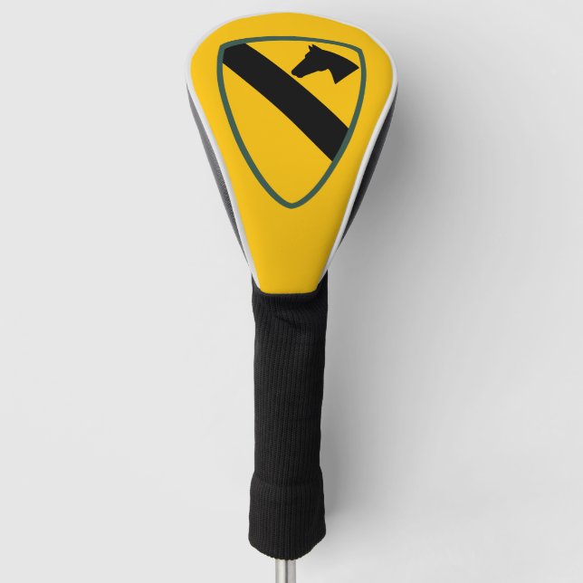 Couvre-club De Golf 1st Cavalry Division Patch United States (Devant)