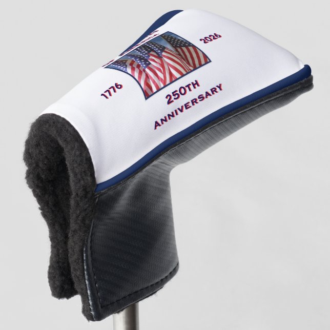 Couvre-club De Golf 250e anniversaire USA Patriotic Putter (Devant 3/4)