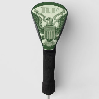 Couvre-club De Golf 4 juillet Scramble Vintage Dollar Bill Eagle Mono