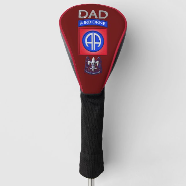 Couvre-club De Golf 82ème Division aéroportée “DAD” (Devant)
