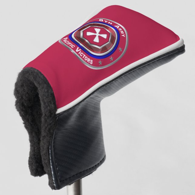 Couvre-club De Golf 8e armée “Vainqueurs du Pacifique” (Devant 3/4)