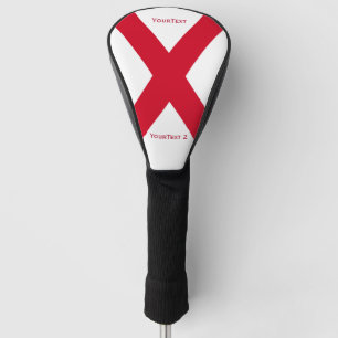 Couvre-club De Golf A personnalisé votre drapeau d'état de l'Alabama