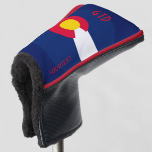 Couvre-club De Golf A personnalisé votre drapeau d'état du Colorado