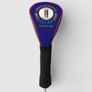 Couvre-club De Golf A personnalisé votre drapeau d'état du Kentucky