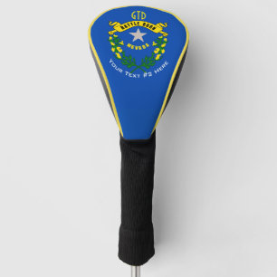 Couvre-club De Golf A personnalisé votre drapeau d'état du Nevada de