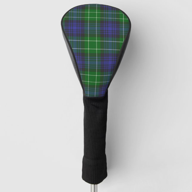 Couvre-club De Golf Abercrombie Blue Green Tartan Plaid Scottish (Devant)