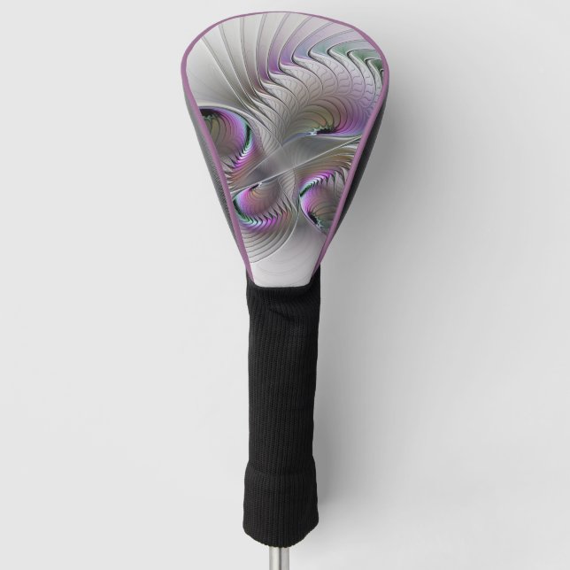 Couvre-club De Golf Abstrait moderne Shy Imaginaire Figure Fractal Art (Devant)