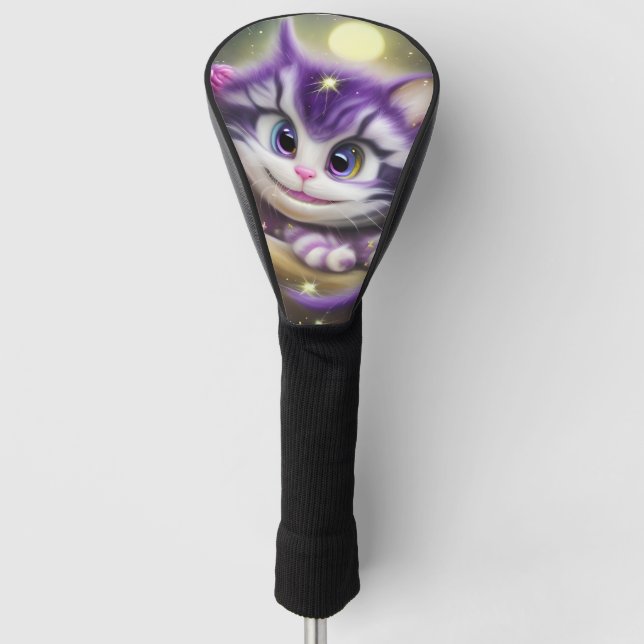 Couvre-club De Golf Adorable Cheshire Kitten (Devant)