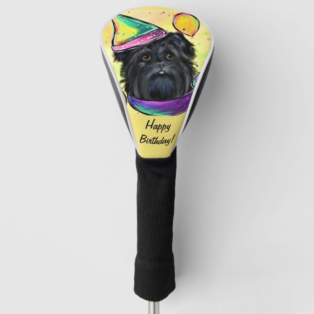 Couvre-club De Golf Affenpinscher     (Devant)