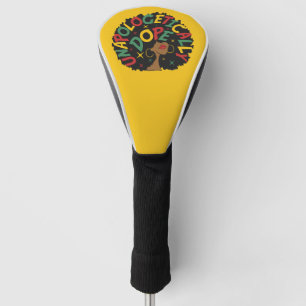 Couvre-club De Golf Afro, la Black Girl
