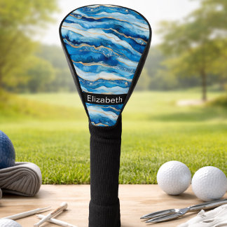 Couvre-club De Golf Agate Bijou Océan Personnalisé