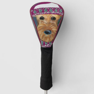 COUVRE-CLUB DE GOLF AIREDALE TERRIER