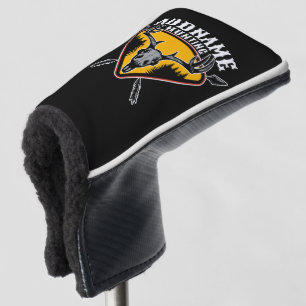 Couvre-club De Golf AJOUTER NOM Crâne d'élan de chasseur Grandes bois