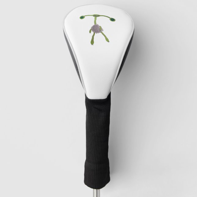 Couvre-club De Golf Alien avec lanternes oculaires (Devant)