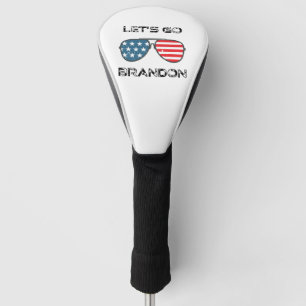 Couvre-club De Golf Allons-y Brandon Funny Biden Chant Drapeau
