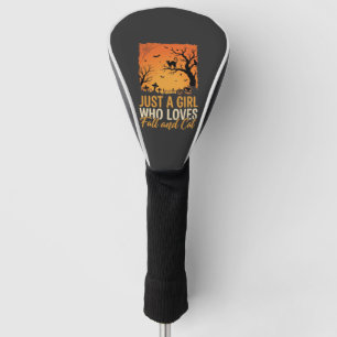 Couvre-club De Golf Amateur de chat Halloween Graphique de coucher de