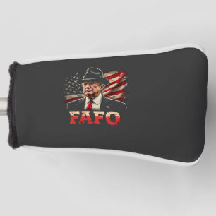 Couvre-club De Golf Américain Donald Trump FAFO USA Drapeau patriotiqu