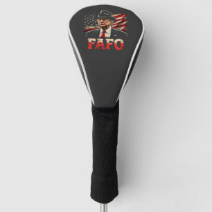 Couvre-club De Golf Américain Donald Trump FAFO USA Drapeau patriotiqu