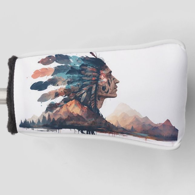 Couvre-club De Golf Amérindien (Devant)