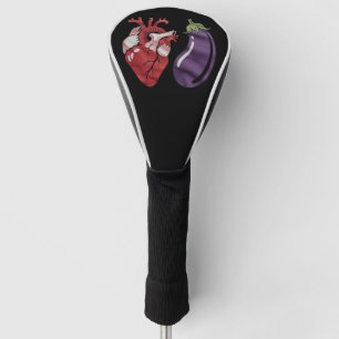 Couvre-club De Golf Amour Aubergine Drôle Fierté Gay Humour LGBTQ Blag